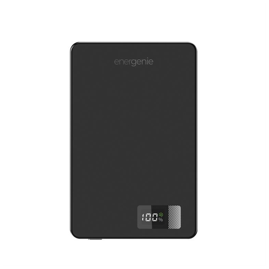Gembird Powerbank, PB10-WPC15M-LCD-01, 15 W Magnetic wireless powerbank with LCD, 10000 mAh, black - Image 3