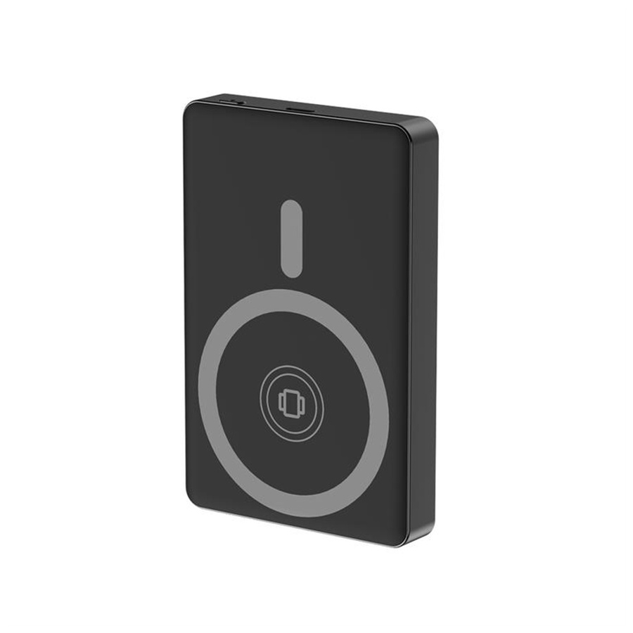 Gembird Powerbank, PB10-WPC15M-LCD-01, 15 W Magnetic wireless powerbank with LCD, 10000 mAh, black - Image 4