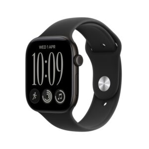 Apple Watch Series 12 46mm Black Aluminium Case with Black Sport Band - M/L mjel4et/a